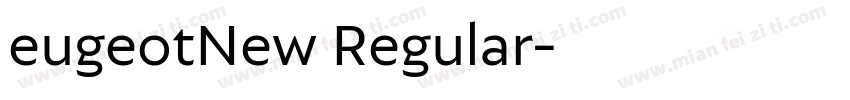 eugeotNew Regular字体转换